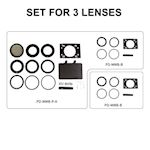 PDMOVIE - Mini Matte Box - Set for 3 Lenses